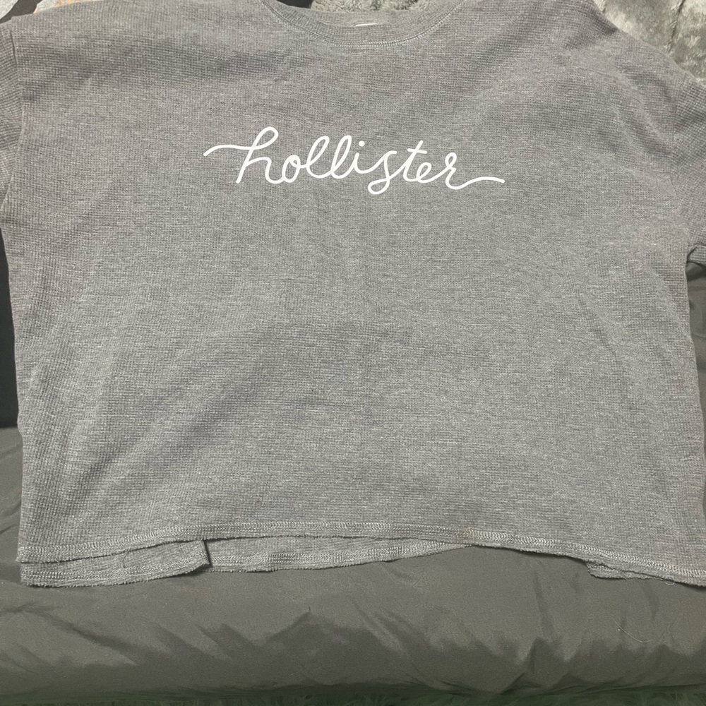 Hollister Heather Gray Sleepwear Top